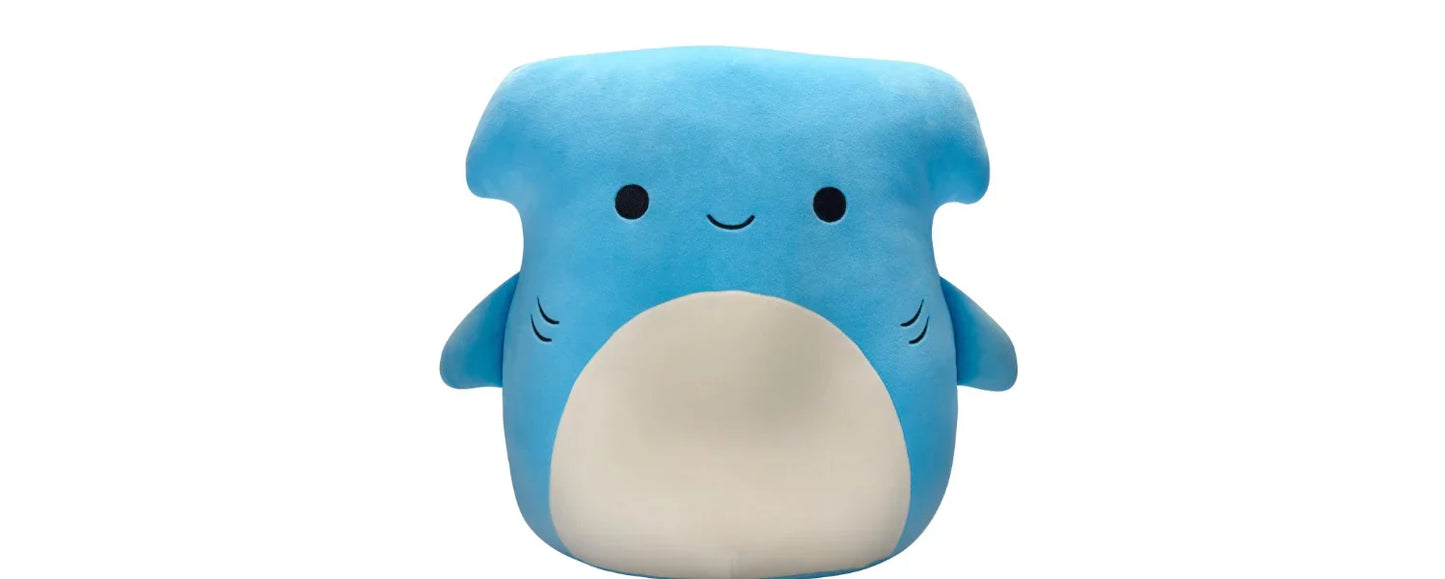 Squishmallows Hakim the Blue Tie-Dye Hammerhead Shark 14" Stuffed Plush