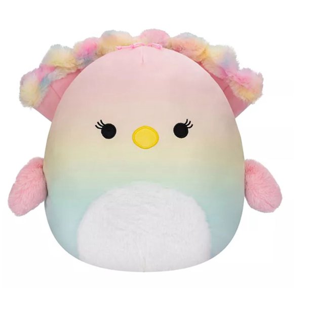 Squishmallows Briannika The Pastel Peacock 8" Stuffed Plush