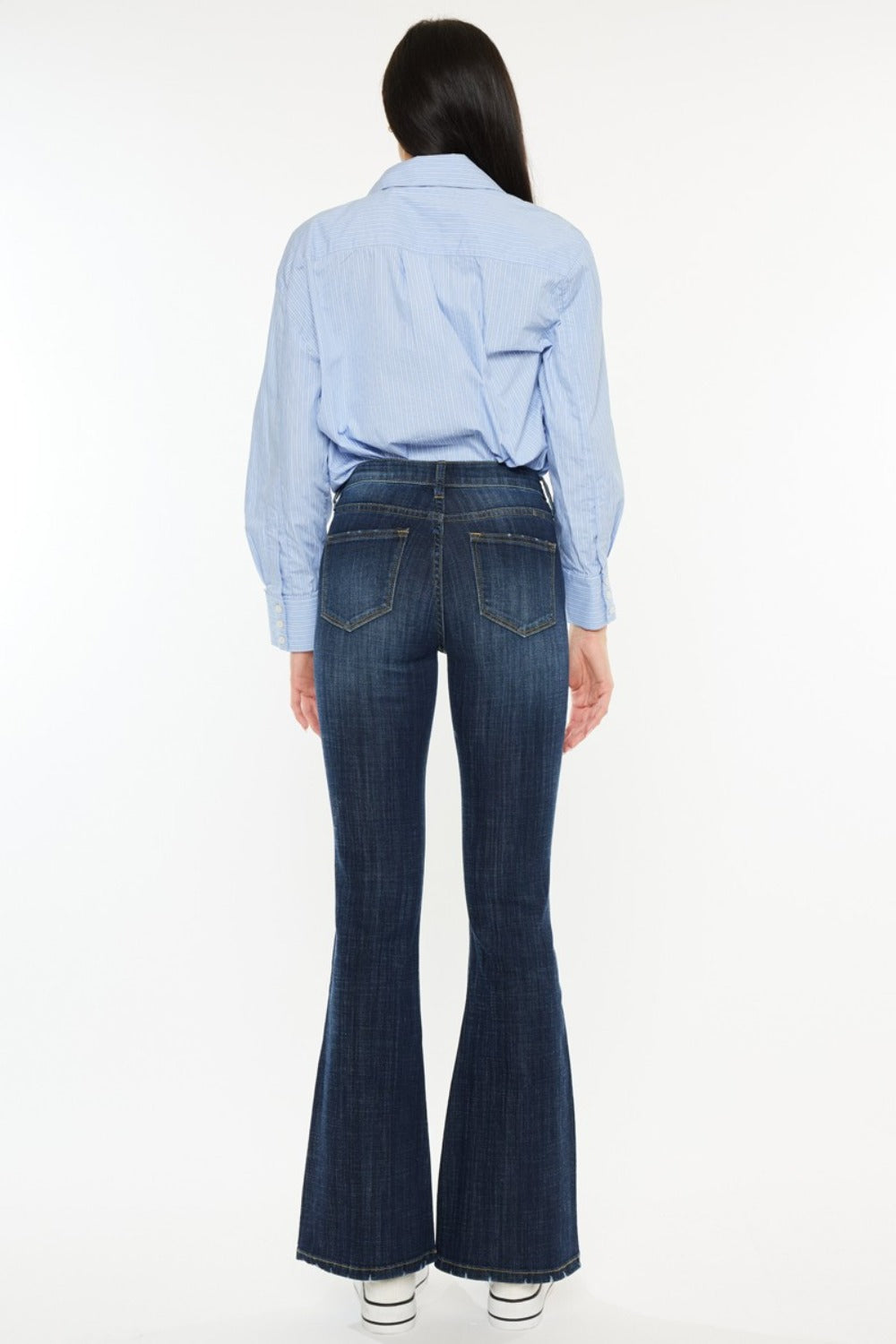 Kancan Mid Rise Flare Jeans