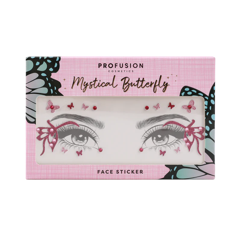 Empowered Butterfly | Mystical Butterfly Face Stickers