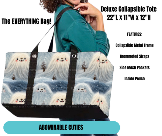 Abominable Cuties Collapsible Tote