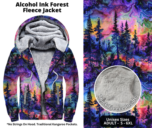 Preorder! Closes 10/21. ETA Jan. Alcohol Ink Forest Jackets