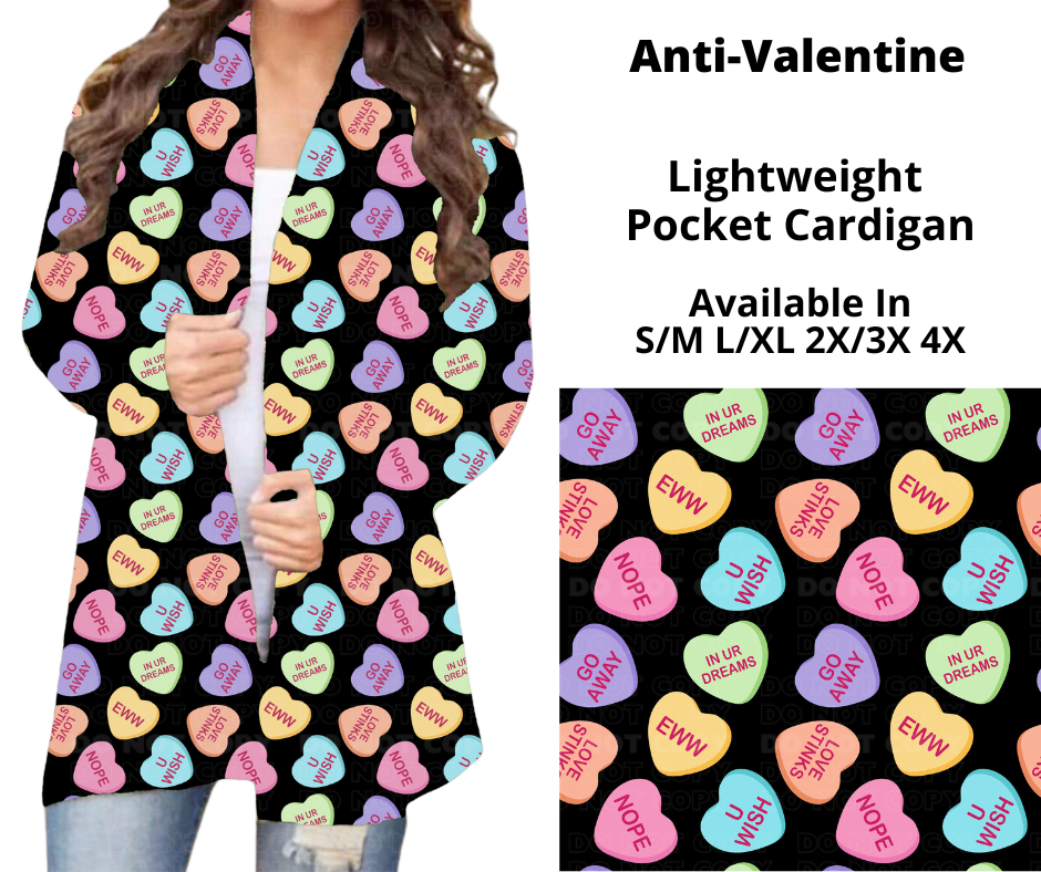 Preorder! Closes 11/20. ETA Jan. Anti-Valentine Cardigan