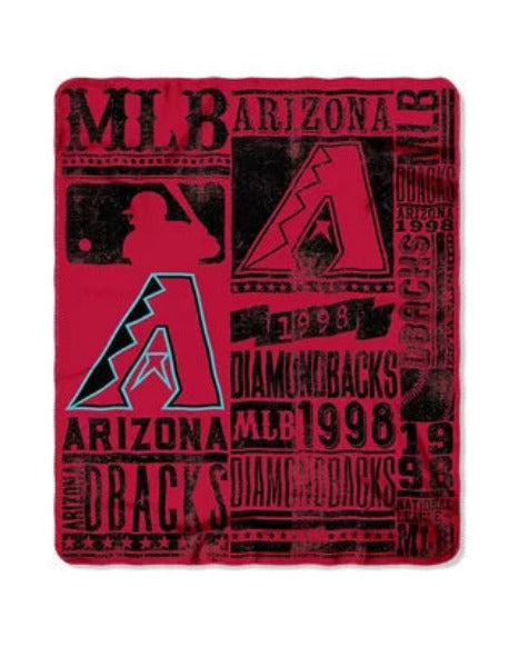 Arizona Diamondbacks Strength Design Fleece Blanket