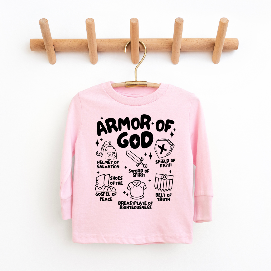 Armor Of God Youth & Toddler Long Sleeve Graphic Tee