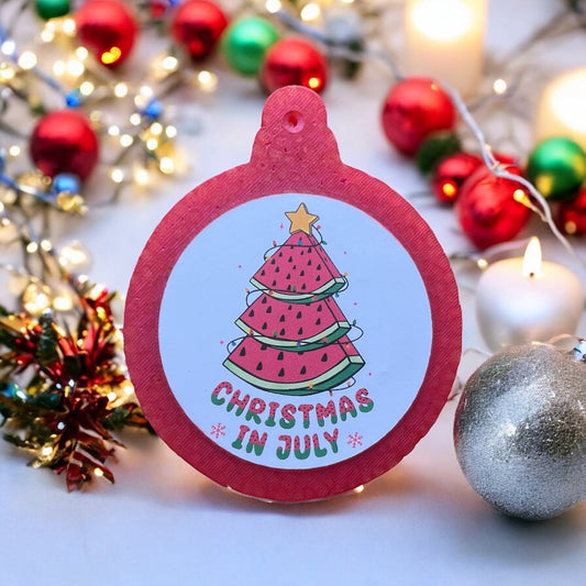Christmas In July Watermelon Tree Freshie