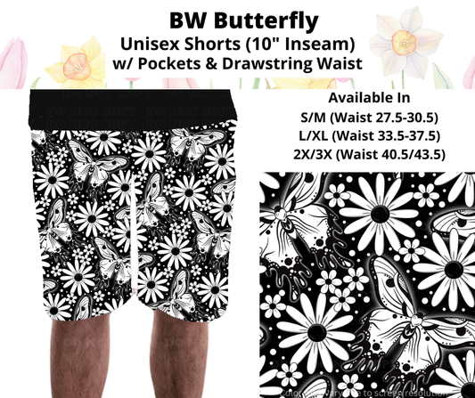 Preorder! Closes 3/17. ETA June. BW Butterfly Unisex Shorts