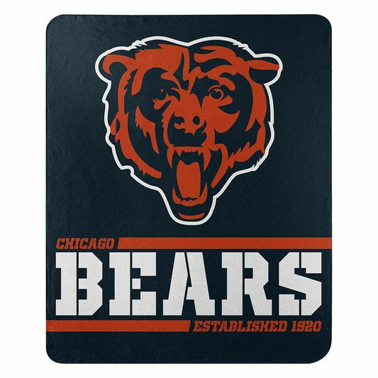 Chicago Bears NFL Split Wide Fleece Blanket 50" x 60"