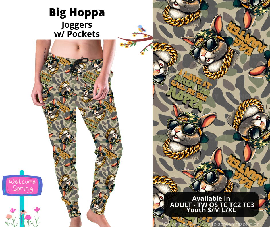 Preorder! Closes 1/20. ETA April. Big Hoppa Joggers