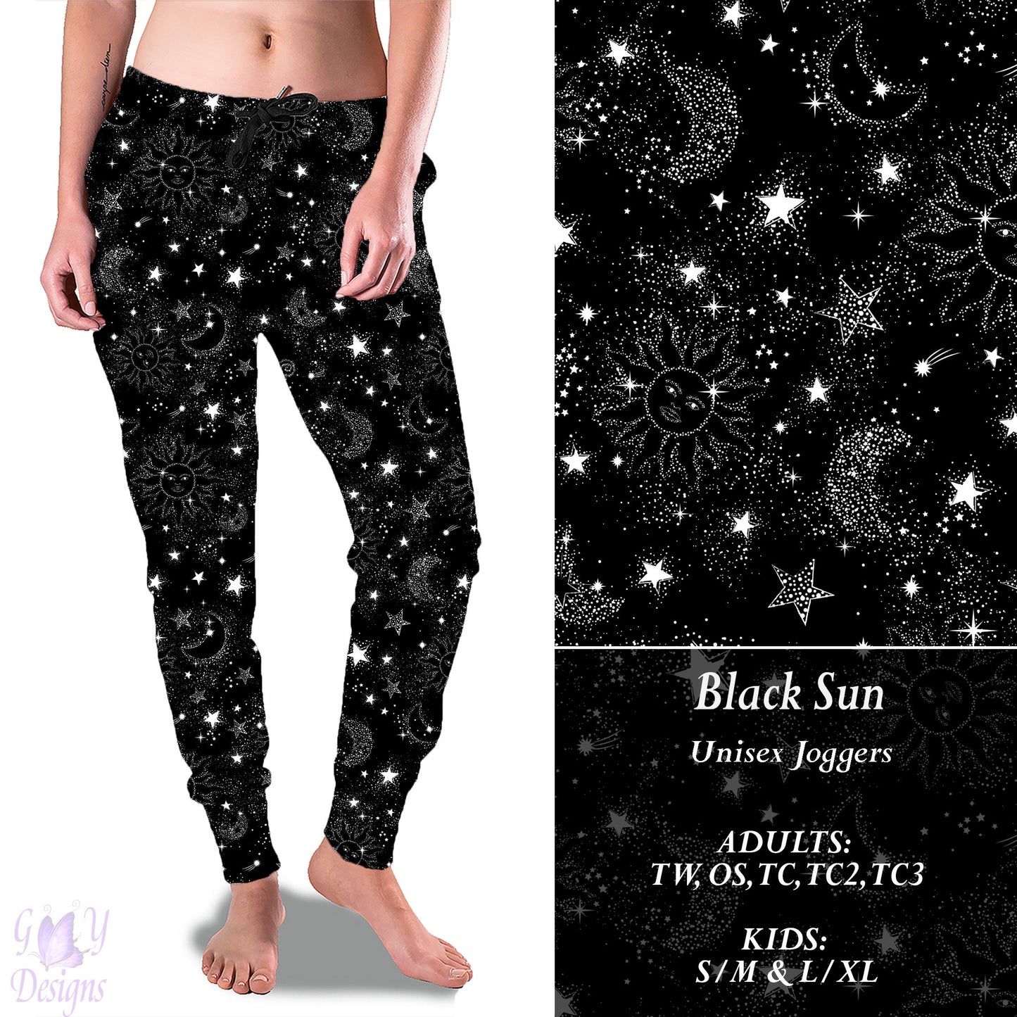 Black Sun Full Joggers Preorder Closes 11/13 ETA 6-8 weeks