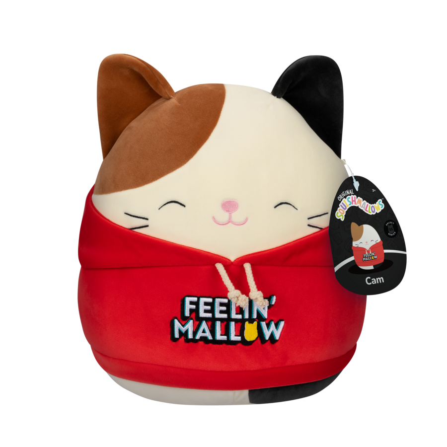 Squishmallows Select Series Cam the Calico Cat in Hoodie 12" Stuff Plush