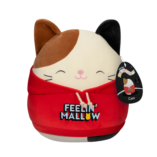 Squishmallows Select Series Cam the Calico Cat in Hoodie 12" Stuff Plush