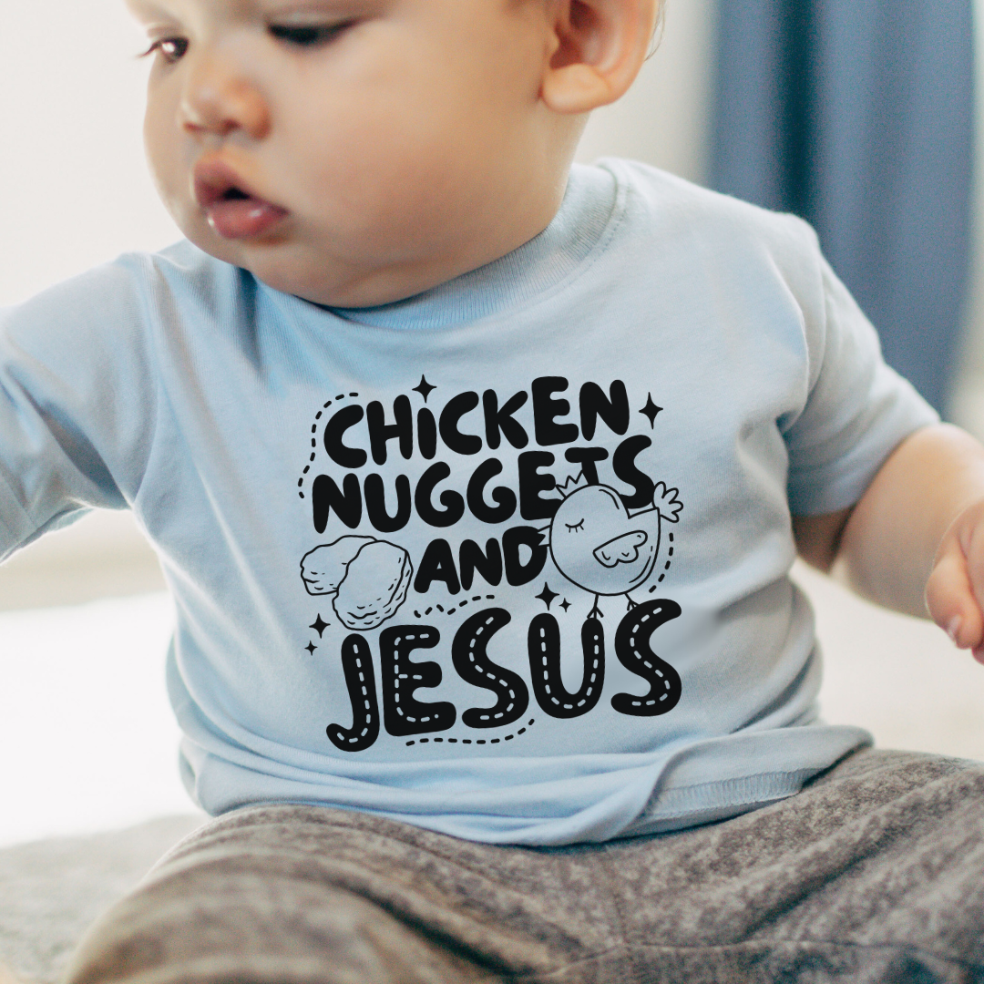 Chicken Nuggest And Jesus Infant Bodysuit