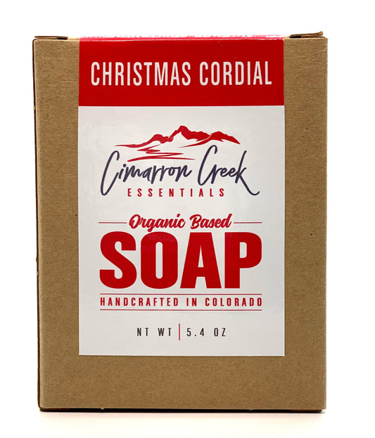 Christmas Cordial Organic Bar Soap 5.4oz