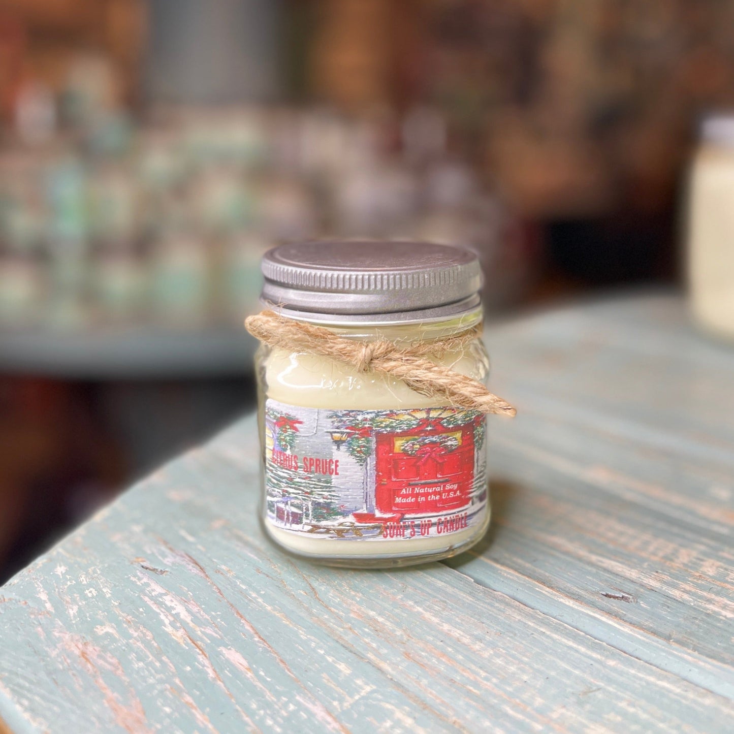 Citrus Spruce Mason Jar Candle - Vintage Collection