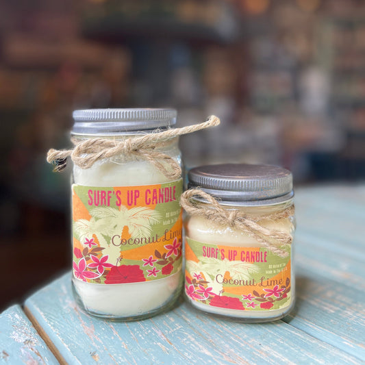 Coconut Lime Mason Jar Candle - Vintage Collection