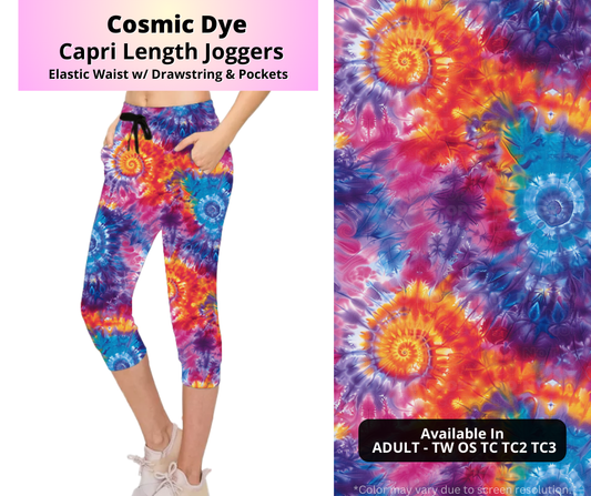 Preorder! Closes 4/2. ETA July. Cosmic Dye Jogger Capri