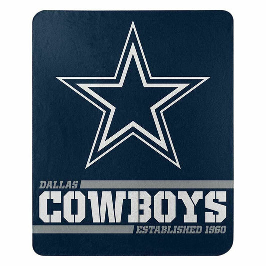 Dallas Cowboys NFL Split Wide Fleece Blanket 50" x 60"