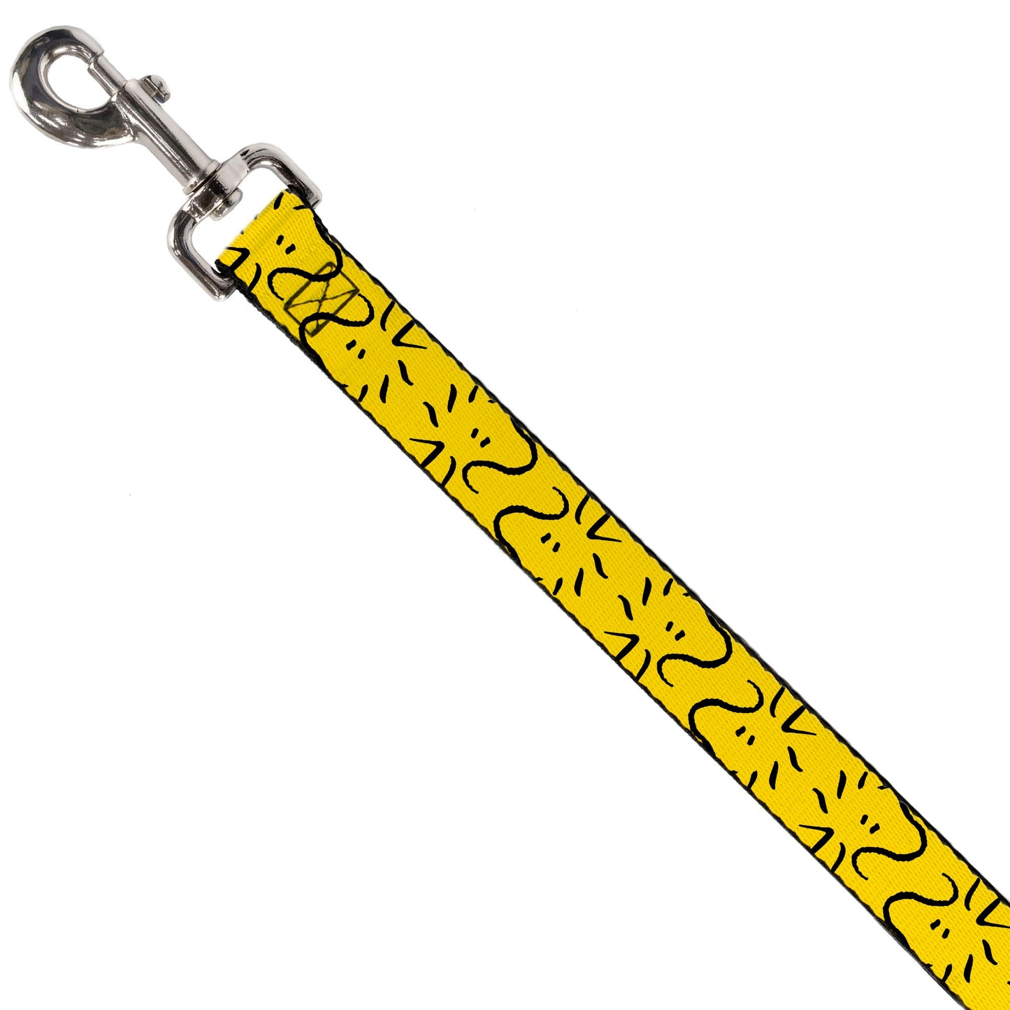 Dog Leash - Peanuts Woodstock Line Face Line Art Yellow/Black