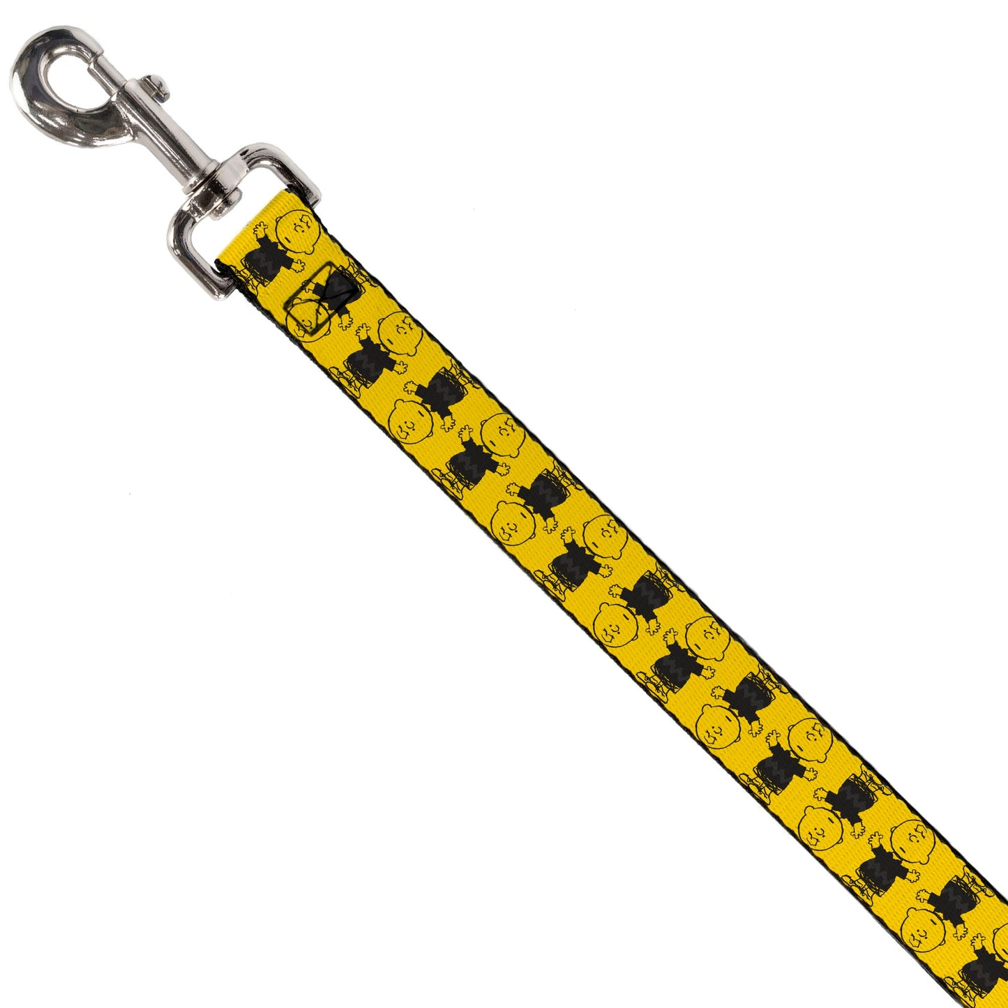 Dog Leash - Peanuts Charlie Brown Pose Flip Yellow/Black