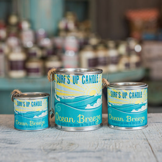 Ocean Breeze Paint Can Candle- Vintage Collection