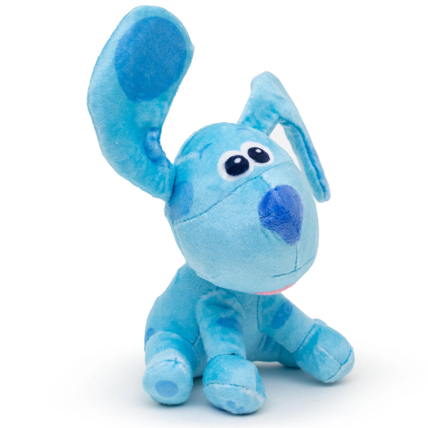 Dog Toy Squeaker Plush - Blue's Clues Blue Full Body Sitting Pose