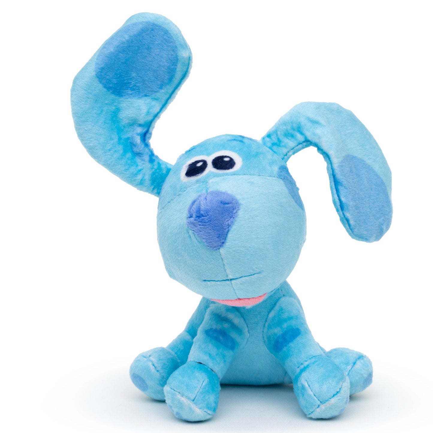 Dog Toy Squeaker Plush - Blue's Clues Blue Full Body Sitting Pose