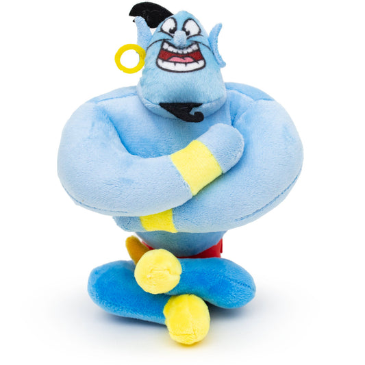 Dog Toy Squeaker Plush - Aladdin Genie Sitting Pose