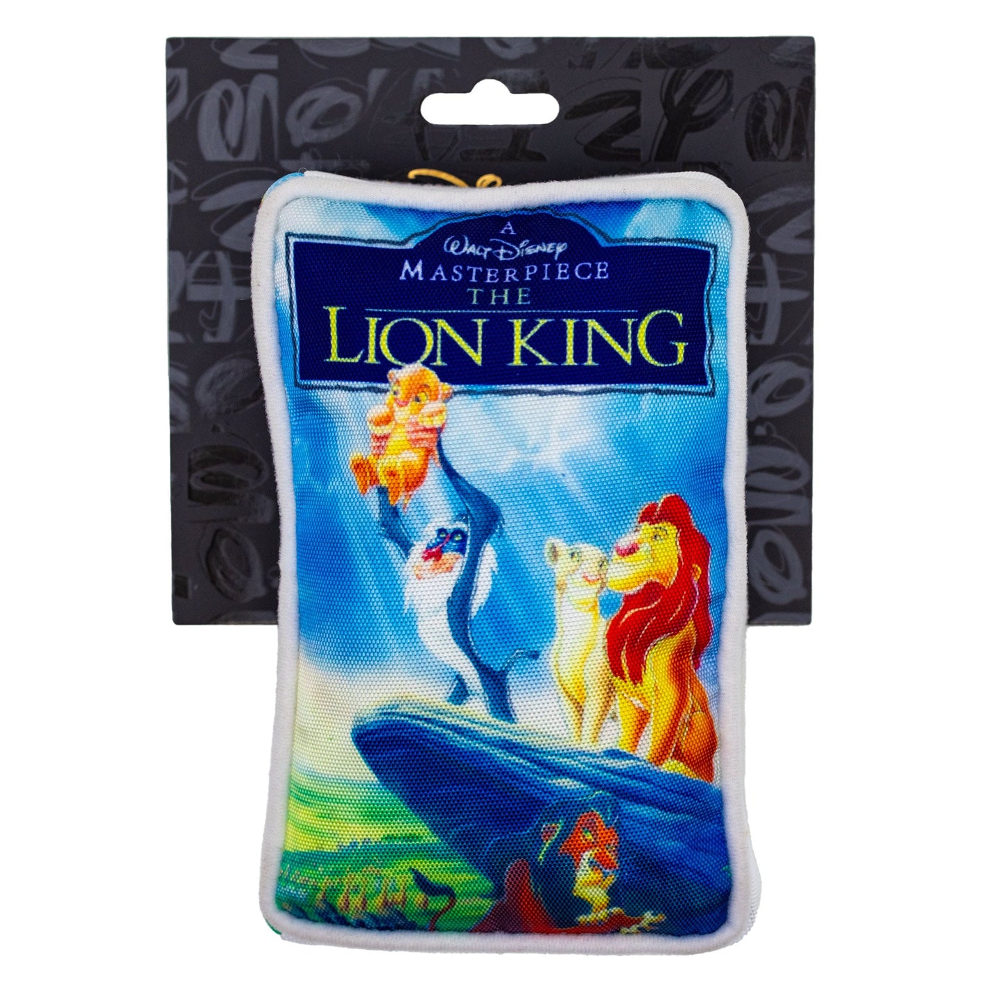 Dog Toy Squeaker Plush - Disney The Lion King VHS Tape Replica