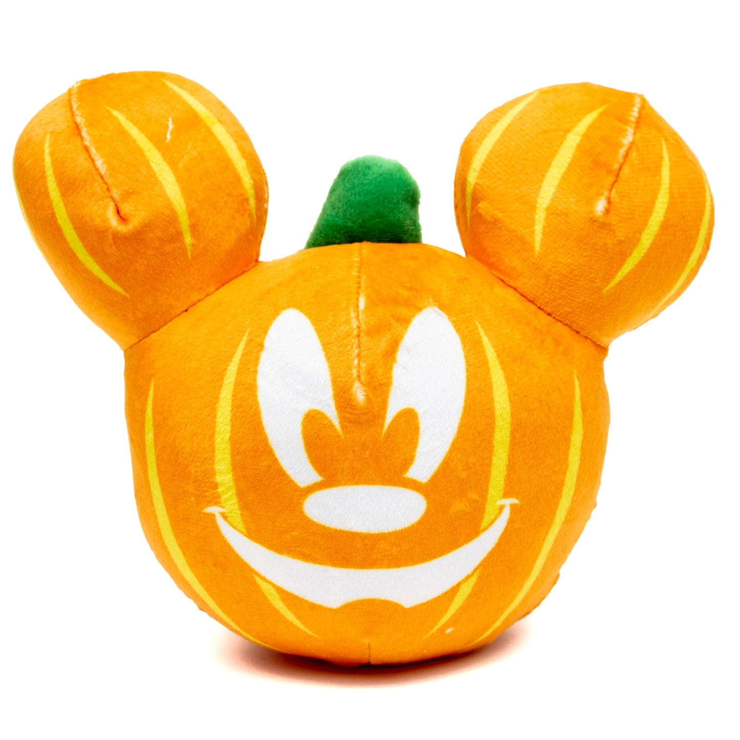 Dog Toy Squeaker Plush - Disney Halloween Mickey Mouse Pumpkin Face