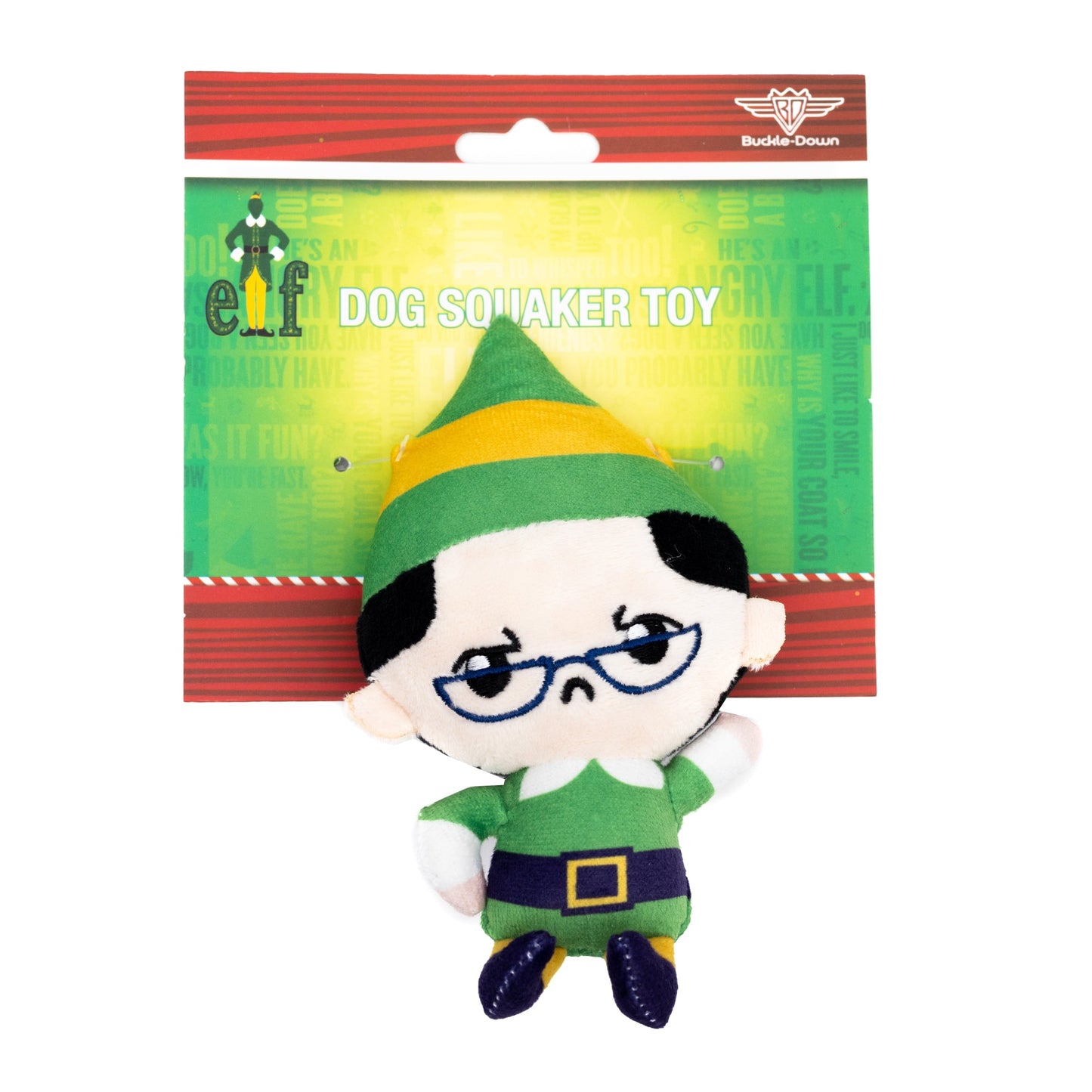 Dog Toy Squeaker Plush - Elf Chibi Papa Elf Full Body Pose