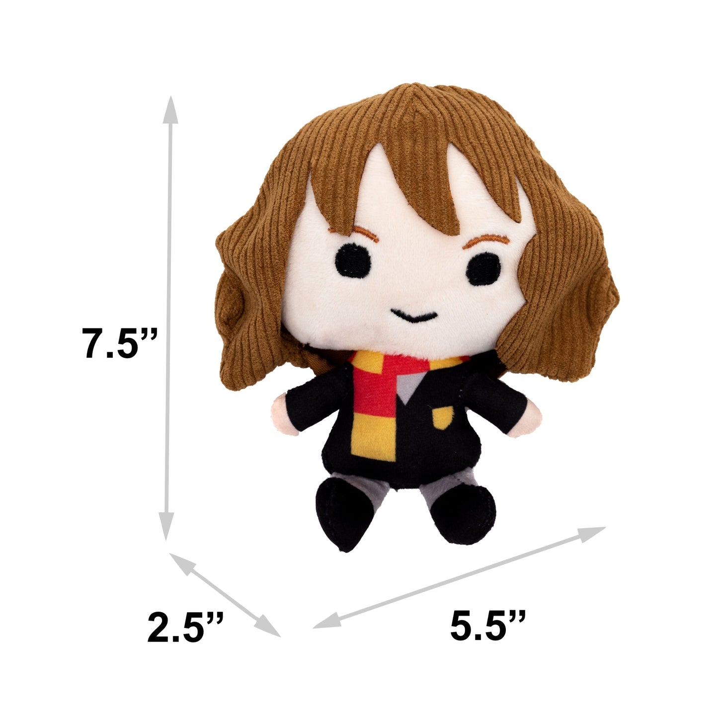 Dog Toy Squeaker Plush - Harry Potter Hermione Granger Standing Charm Full Body Pose