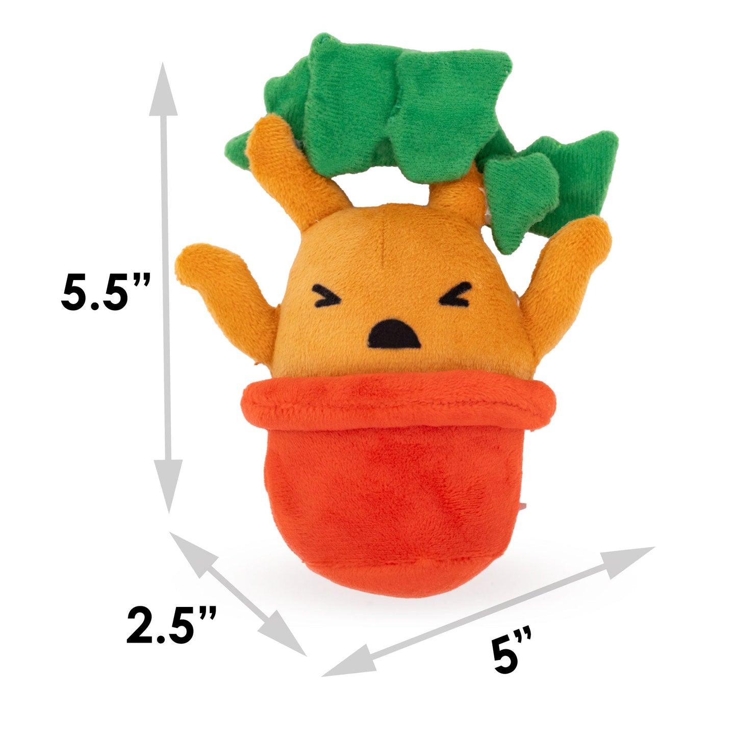 Dog Toy Squeaker Plush - Harry Potter Mandrake Root Charm