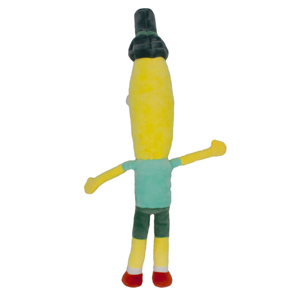 Dog Toy Squeaker Plush - Rick and Morty Mr. Poopybutthole Full Body Pose