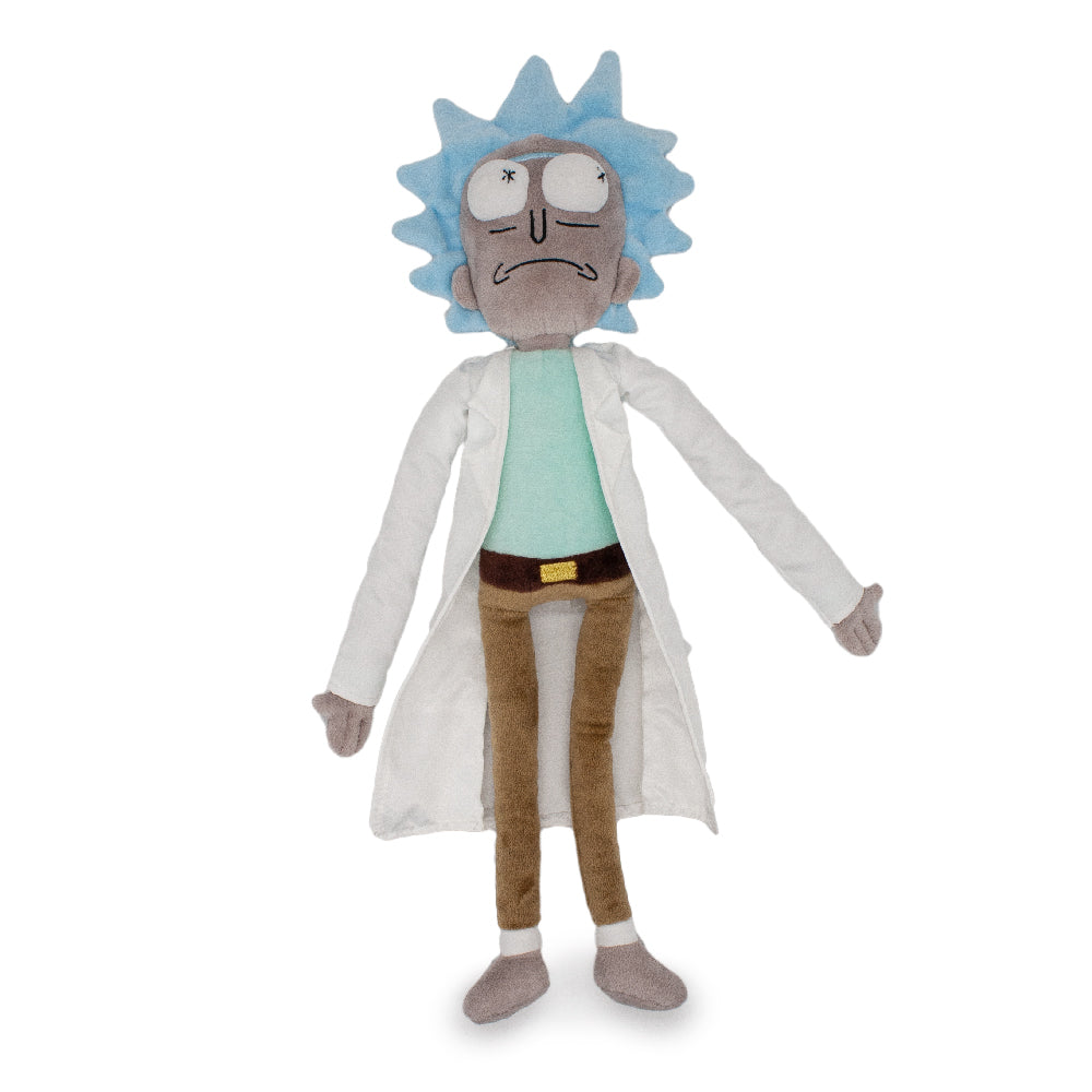 Dog Toy Squeaker Plush - Rick and Morty Standing Rick Full Body Pose