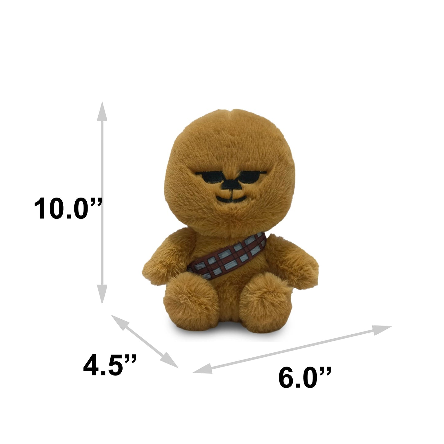 Dog Toy Squeaker Plush - Star Wars Chibi Chewbacca Sitting Pose