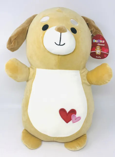 Squishmallows Duffy the Dog 16" Hug Mees 2023 Valentine's Collection Stuffed Plush