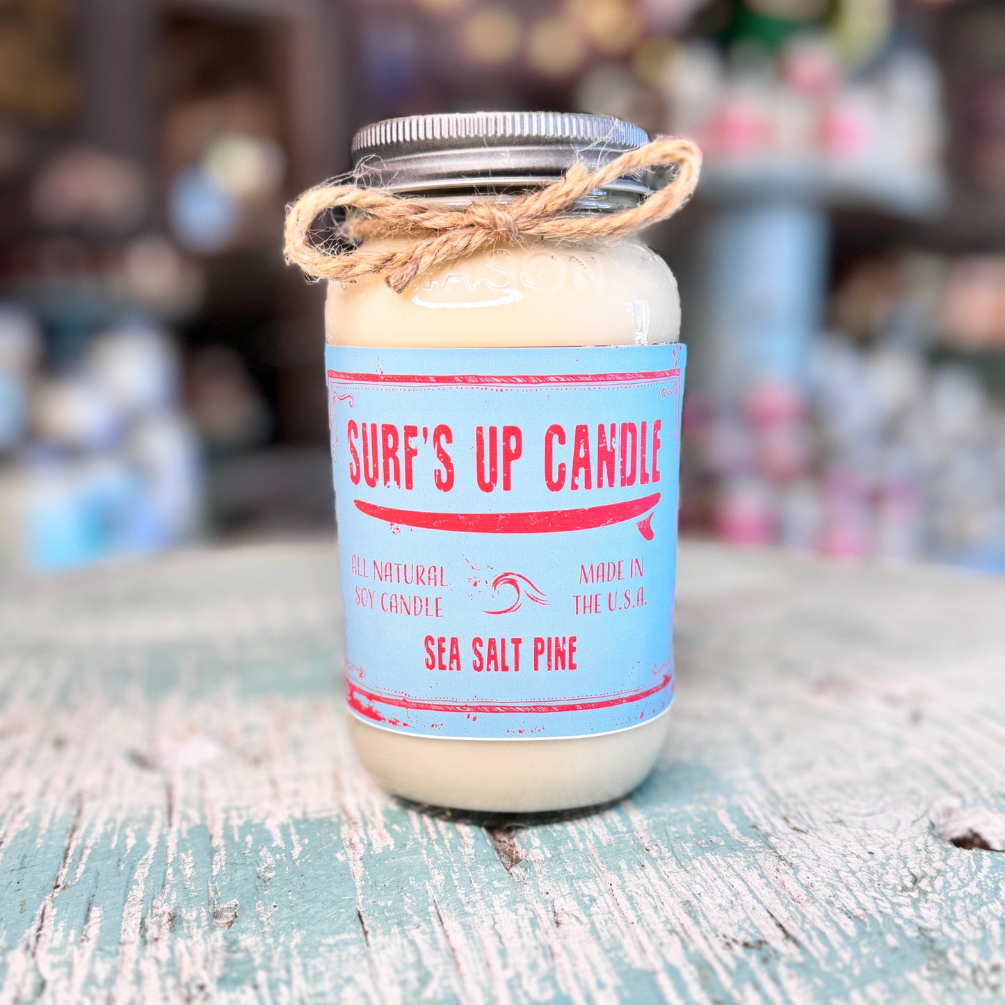 Sea Salt Pine Mason Jar Candle - Original Collection