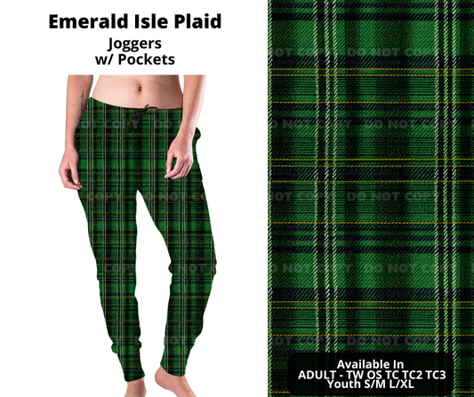 Preorder! Closes 12/11. ETA Feb. Emerald Isle Plaid Joggers