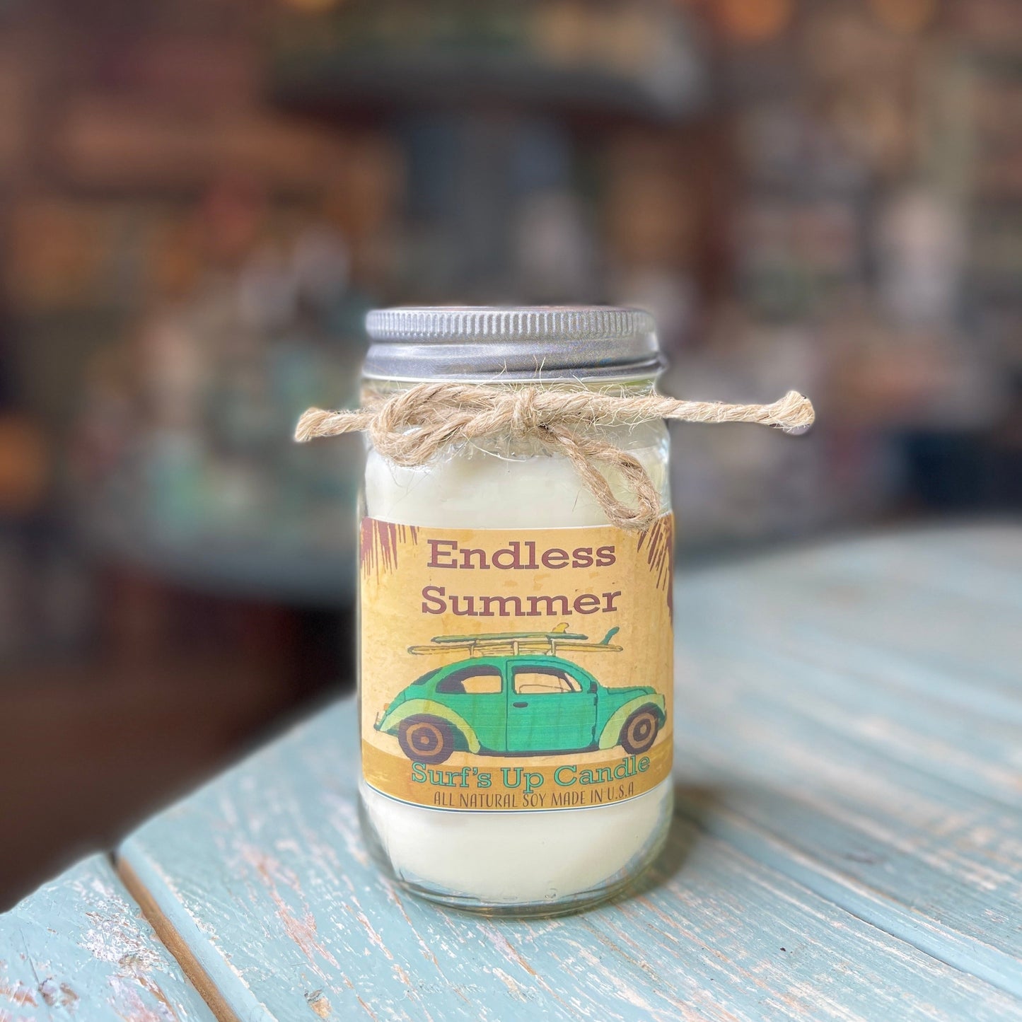 Endless Summer Mason Jar Candle - Vintage Collection