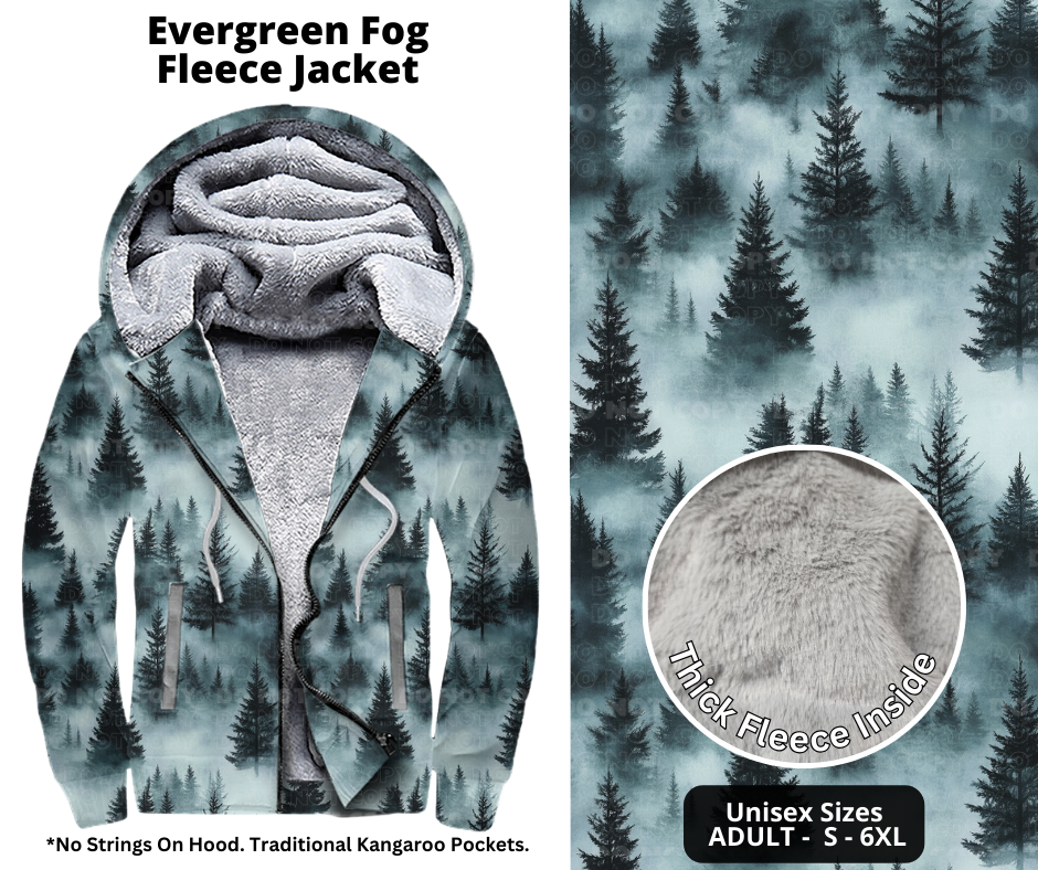 Preorder! Closes 10/21. ETA Jan. Evergreen Fog Jackets