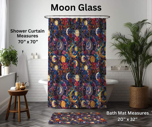 Moon Glass Custom Bath Mat