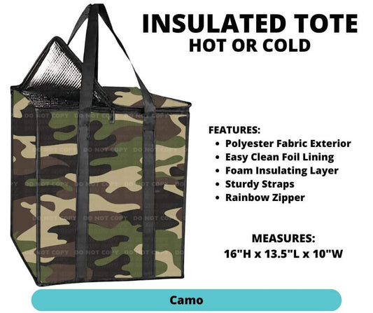 Camo Insulated Tote