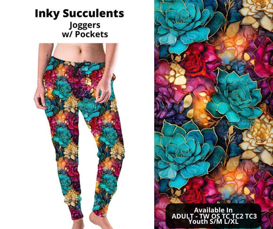 Preorder! Closes 10/23. ETA Dec. Inky Succulents Joggers