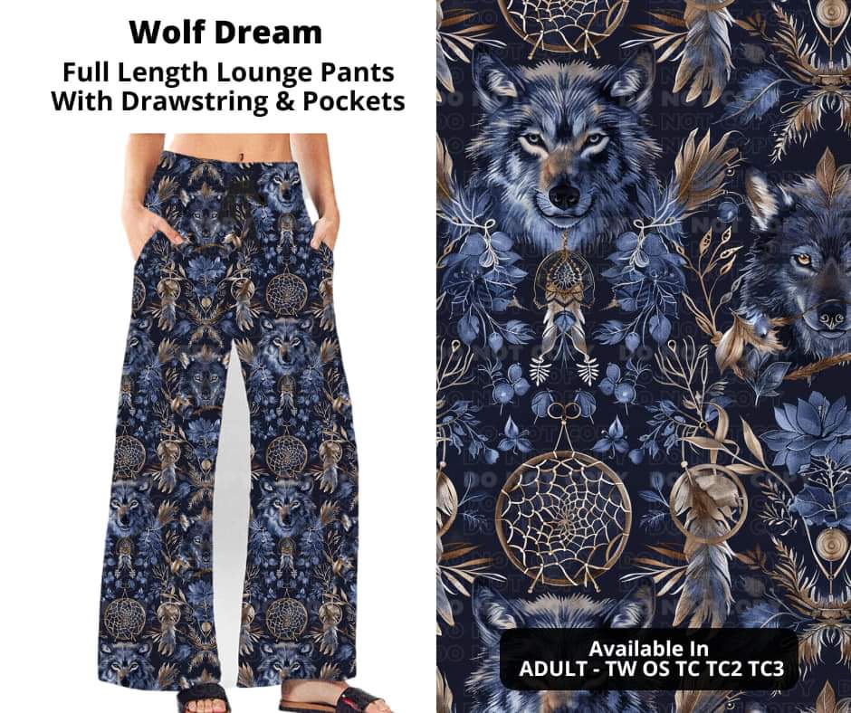 Wolf Dream Full Length Lounge Pants