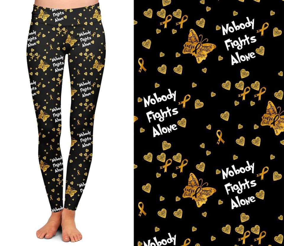 Childhood Cancer Leggings (Kids)