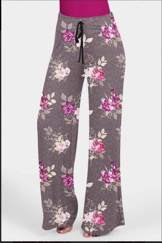 Fancy Floral Leggings, Capris, Full and Capri length Loungers