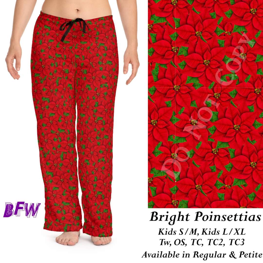 Bright Poinsettias