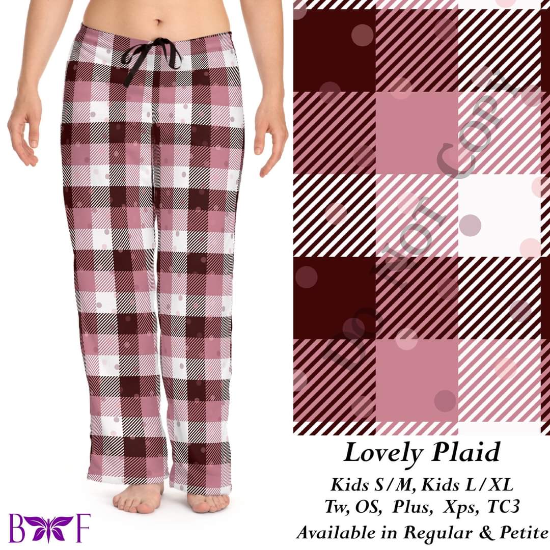 Lovely Plaid joggers