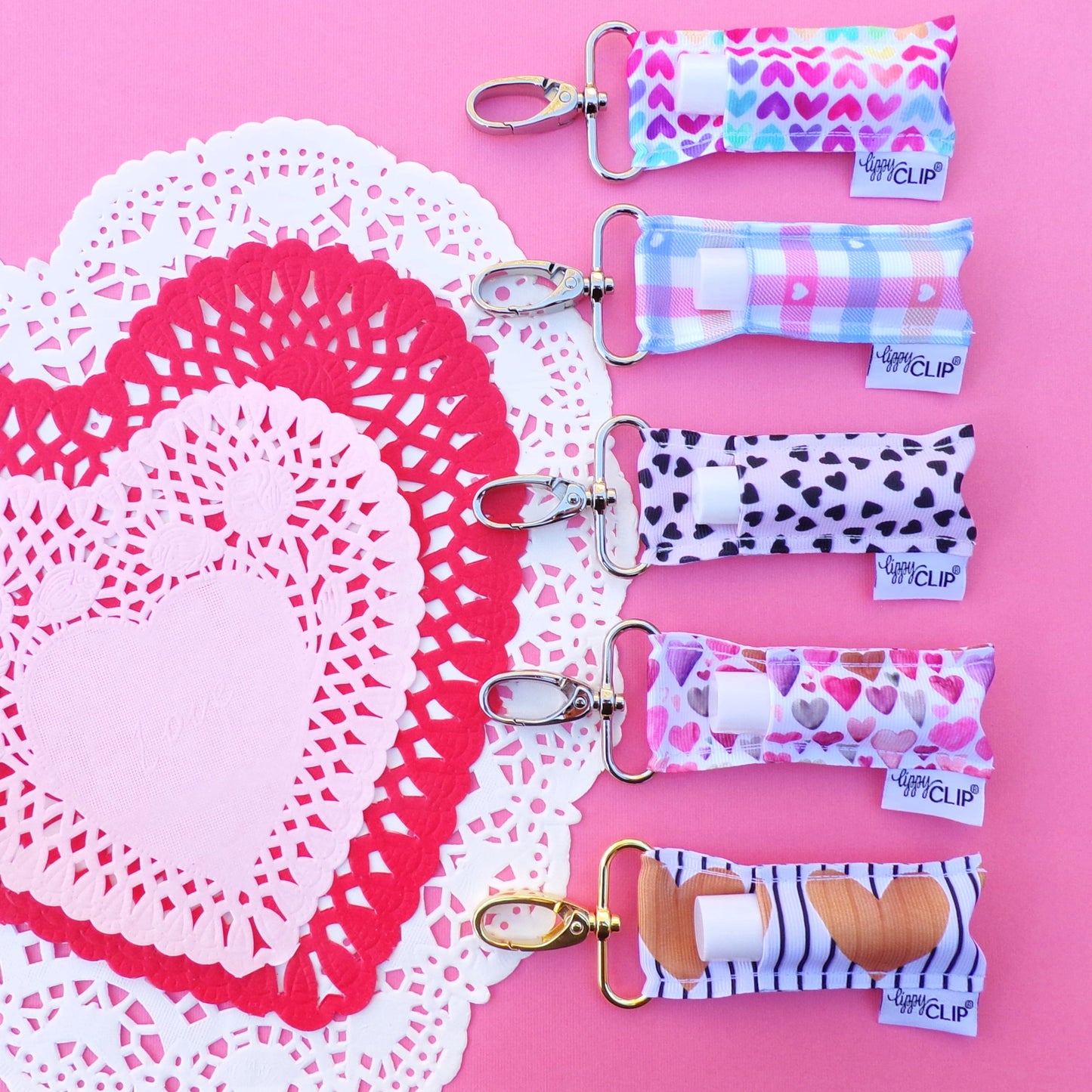 Heart Throb LippyClip® Lip Balm Holder